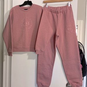 ASOS pants set pink